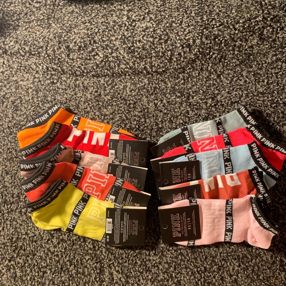 VS / Pink ankle socks